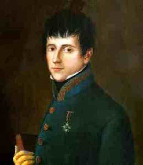 Retrato (anónimo) del General Rafael del Riego (1784 - 1823).