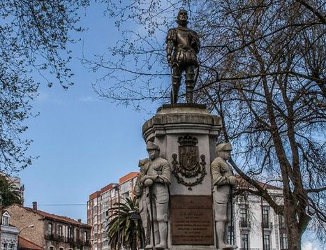 Pedro Menéndez de Avilés en su ciudad natal. (Foto del autor)