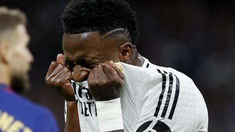 La frustración de Vinicius. (Foto: https://www.foxdeportes.com/).