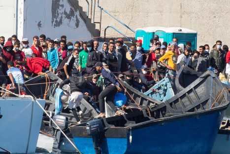 LLegada de inmigrantes a Canarias. (Foto: RTVE).