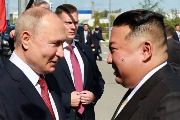 Vladimir Putin y Kim Jong-un. (Foto: https://www.bbc.com/mundo/ Getty Images).