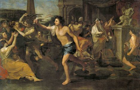 'Fiestas lupercales', óleo sobre lienzo de Andrea Camassei. Museo del Prado, Madrid.