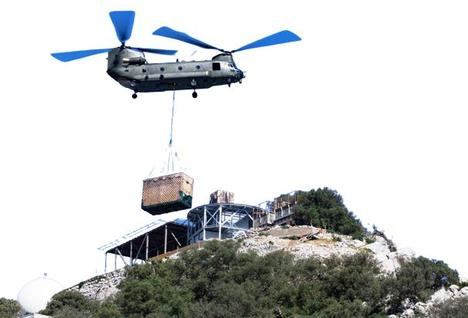La RAF instala un potente radar en la cima del Peñón. (Foto: https://www.europasur.es/).
