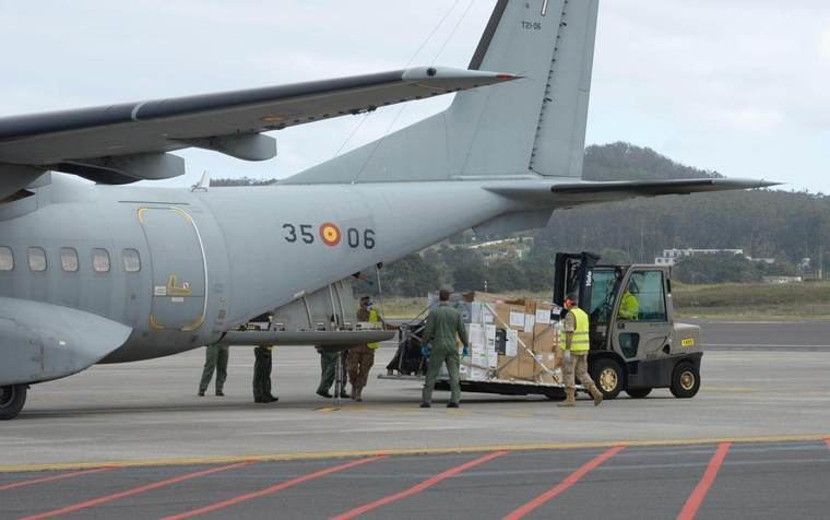 El Ejército del Aire en la 'Operación Balmis'. (Foto: Actualidad Aeroespacial)