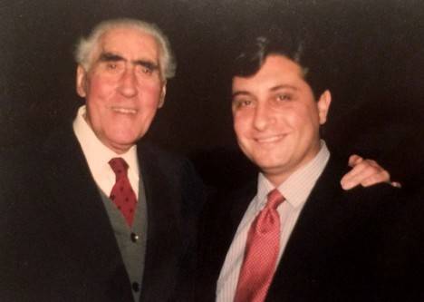 Ricardo Gullón y Manuel Pastor, Madrid 1988 (Foto: Ann M. Brown)