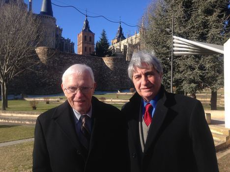 El profesor Payne y el autor, Manuel Pastor
