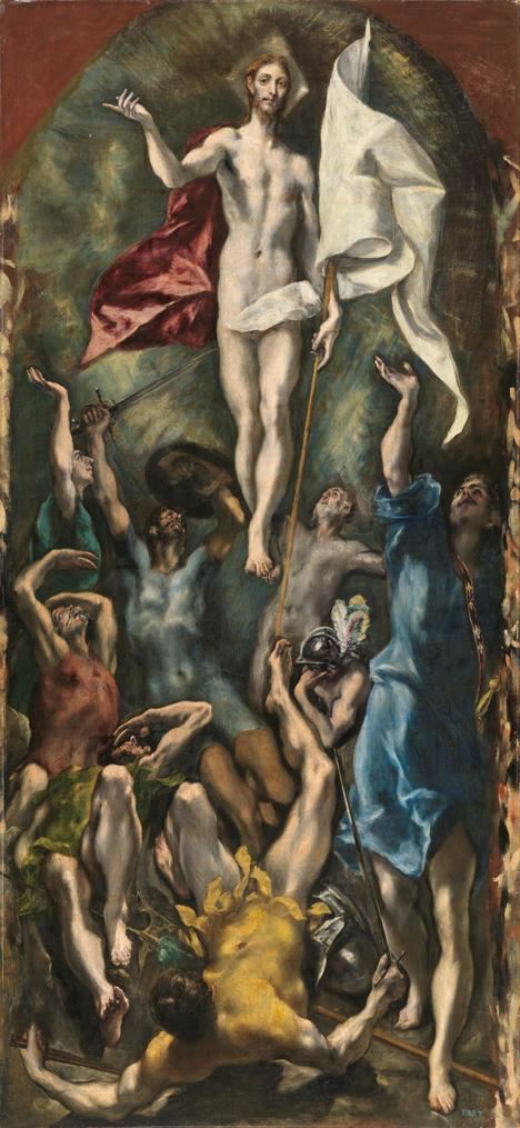 'La Resurrección de Cristo', El Greco. Museo del Prado, Madrid.