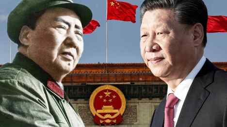 Los líderes chinos Mao Tse-tung y Xi Jinping. (Montaje de www.asia.nikkey.com/AP/Reuters/Getty Images). 