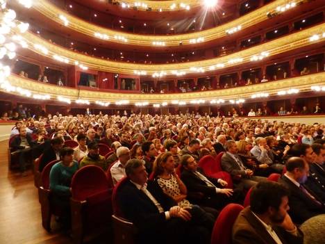 Gala de presentación en el Teatro Calderón de Valladolid