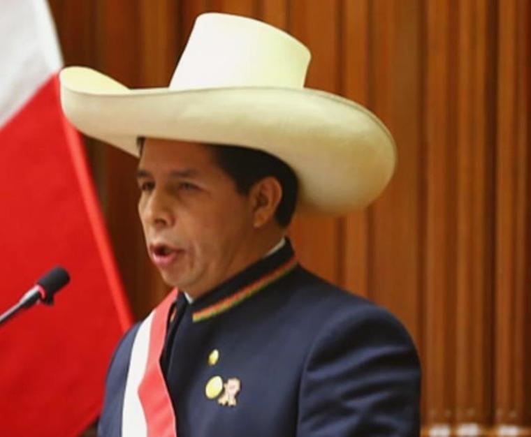 Pedro Castillo, 'el inca rondero', nuevo presidente de Perú. (Foto: https://lpderecho.pe/).