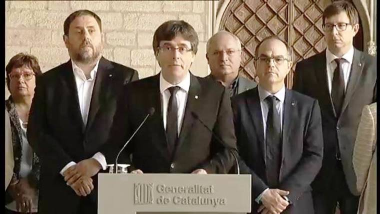 El presidente de la Generalidad planta cara al Estado español / Foto: ATLAS