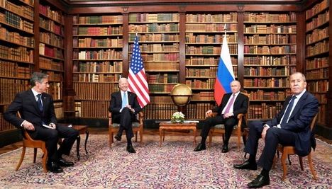 Los presidentes Putin y Biden en La Grange (Ginebra), el pasado 16 de junio de 2021.