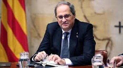 Quim Torra pide el confinamiento de Cataluña. (Foto: El Periodico)