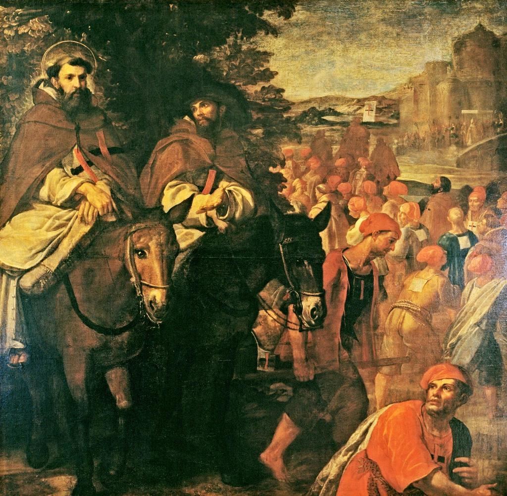 'Regreso de San Juan de Mata con los esclavos liberados en Túnez', Vicente Carducho. © Museo Nacional del Prado, Madrid.