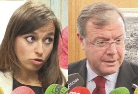 Gemma Villarroel (C's) y Antonio Silván (PP)