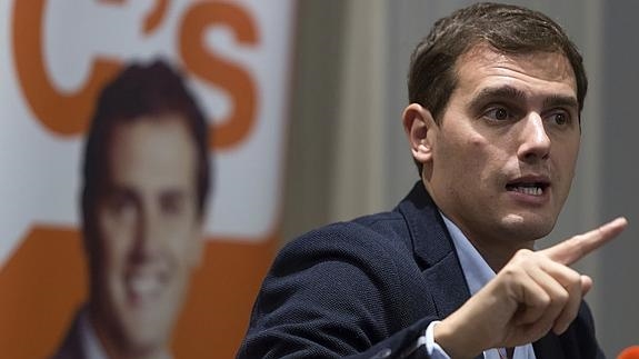 Albert Rivera, hoy en Ávila. / Raúl Sanchidrián (Efe)