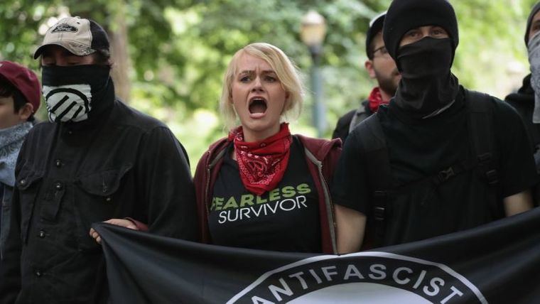 El movimiento americano 'Antifa'. (Foto: https://cnnespanol.cnn.com/).