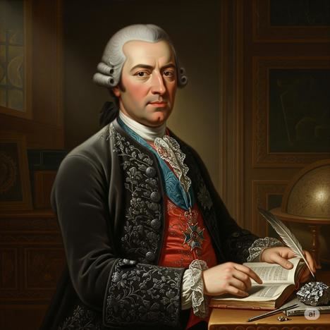 Antonio de Ulloa, 1716-1795. (La Crítica / IA). 