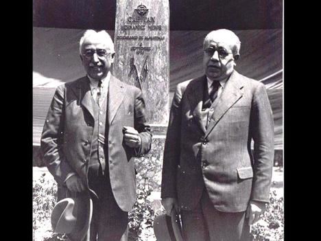 Niceto Alcalá Zamora y Manuel Azaña Díaz, prohombres de la Segunda República.