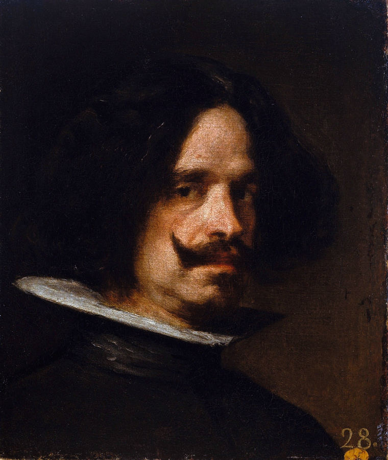 Autorretrato de Diego Rodríguez de Silva y Velázquez (Sevilla, 1599 - Madrid, 1660). (Museo de Bellas Artes de Valencia).