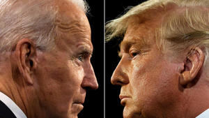 Joe Biden y Donald Trump en 2020. (Foto: https://www.france24.com/ © AFP)