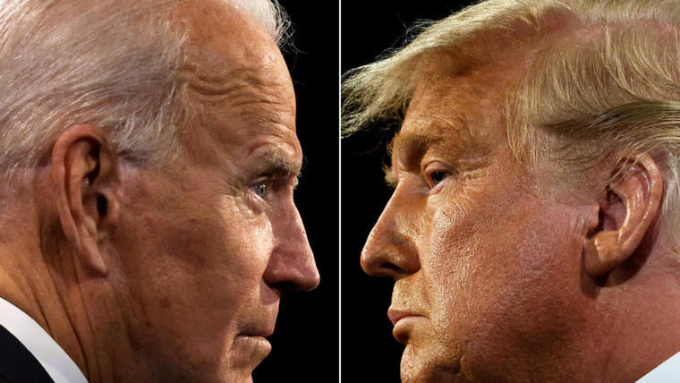 Joe Biden y Donald Trump en 2020. (Foto: https://www.france24.com/ © AFP)