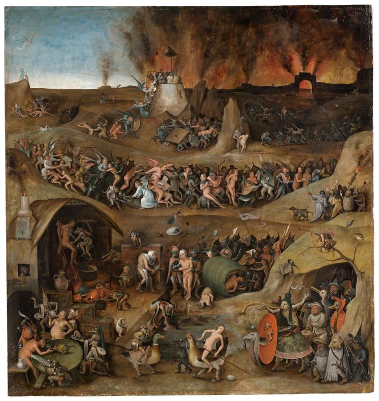 'El Infierno', de Peter Huys, © Museo Nacional del Prado, Madrid.