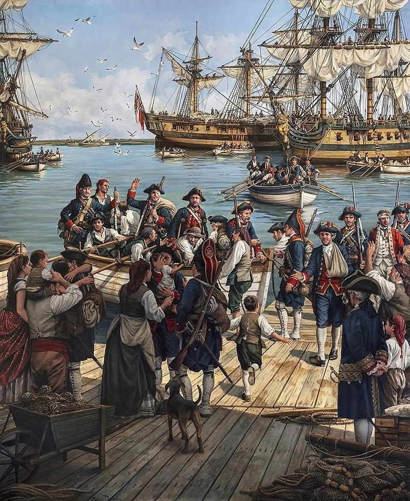 'El Regreso' de Agusto Ferrer-Dalmau conmemorando la gesta de Luis de Córdova. Centro Superior de Estudios de la Defensa Nacional