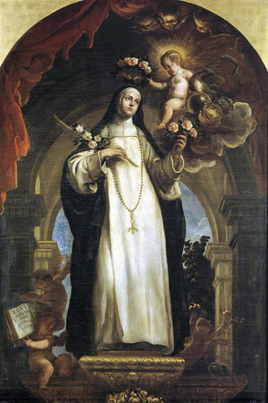 (Ilustración: Santa Rosa de Lima, oleo sobre lienzo de Claudio Coello (Museo del Prado)
