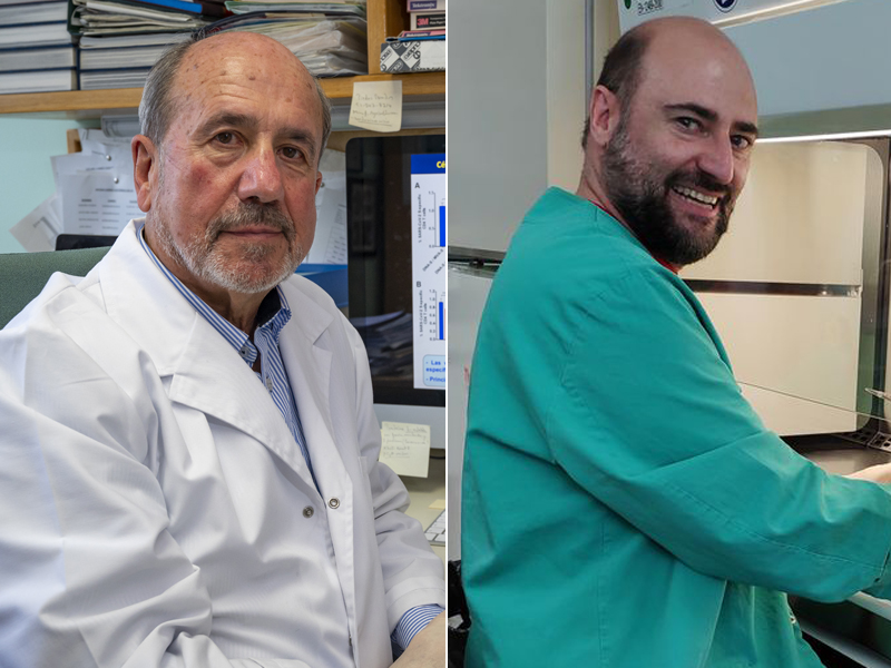 Mariano Esteban y Juan García Arriaza, virólogos del CNB-CSIC. (Foto: CSIC Comunicación) Mariano Esteban y Juan García Arriaza, virólogos del CNB-CSIC. (Foto: CSIC Comunicación)