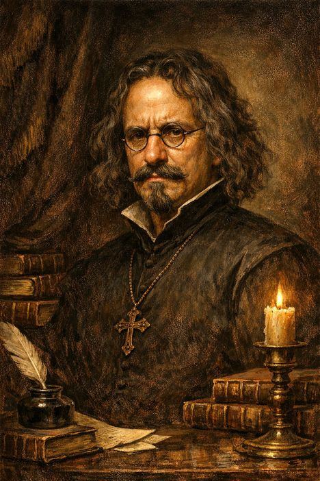 Francisco de Quevedo, figura de lucidez moral y rigor literario en el Barroco español. (Ilustraciones: La Crítica ( IA).
