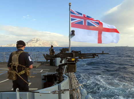 El HMS Forth de la Royal Navy en Gibraltar. (Foto: https://www.royalnavy.mod.uk/).