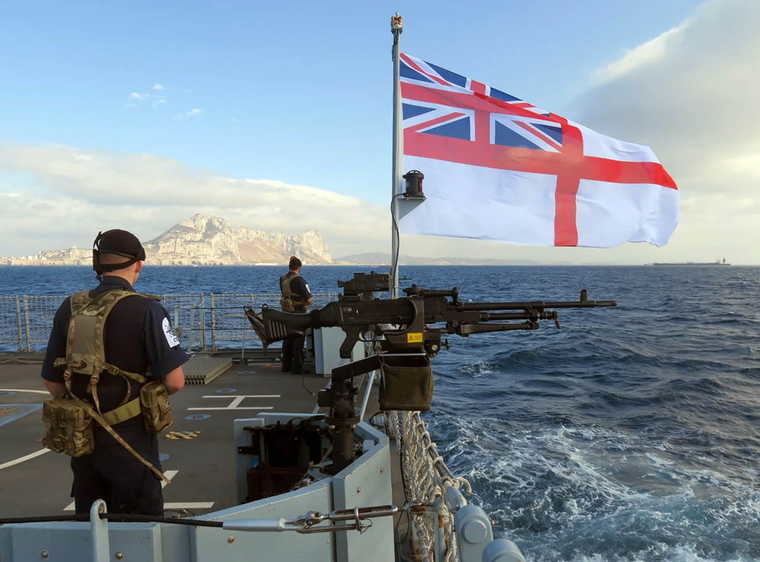 El HMS Forth de la Royal Navy en Gibraltar. (Foto: https://www.royalnavy.mod.uk/).