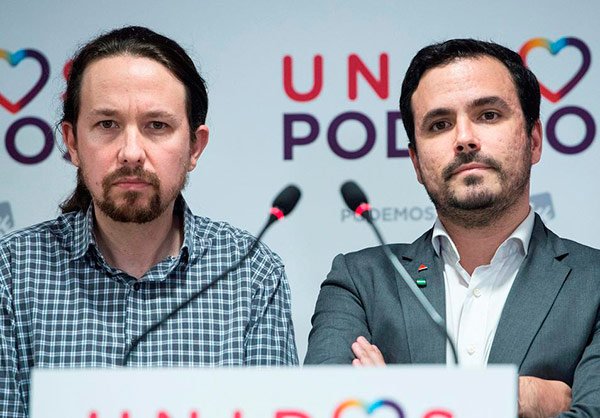 Pablo Iglesias y su convidado de piedra Alberto Garzón, la irresponsabilidad en el poder, activan la 'alerta antifascista'. ¡Jesús qué gente! Y encima se lo creen...