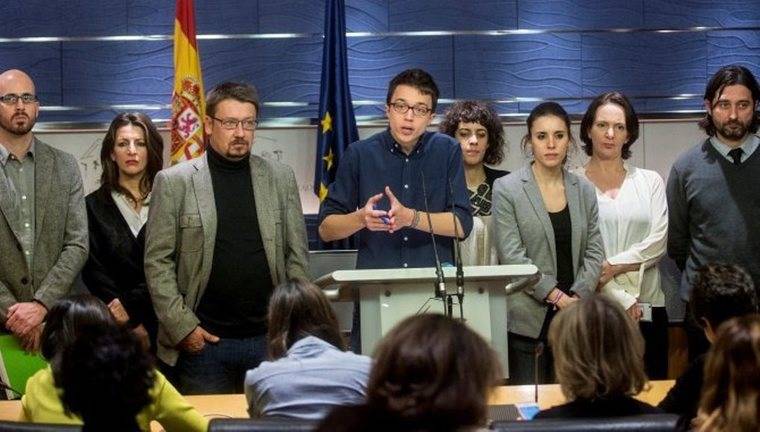 Íñigo Errejón, portavoz de la ruptura con el PSOE