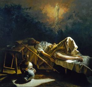 'El Milagro de Calanda', de la monja cisterciense Isabel Guerra. Catedral-Basílica de Nuestra Señora del Pilar en Zaragoza, España.