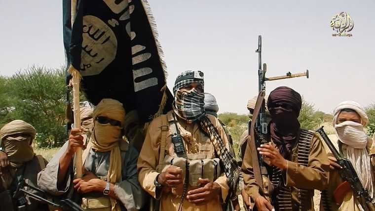 El Grupo de Apoyo al Islam y a los Musulmanes (JNIM). (Foto: https://www.sinosecurity.org/p/al-qaeda-media-jnims-leader-celebrates).