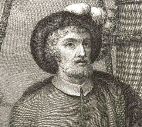 Juan Sebastián Elcano (1476 - 1526). Marino español que completó la primera vuelta al mundo.