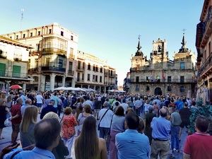 Manifestación pro Ceuta en Astorga (León) 2-sep-2026. (Foto La Crítica)