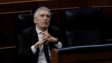 El ministro del Interior Fernando Grande Marlaska en el Congreso de los Diputados. (Foto: RTVE)