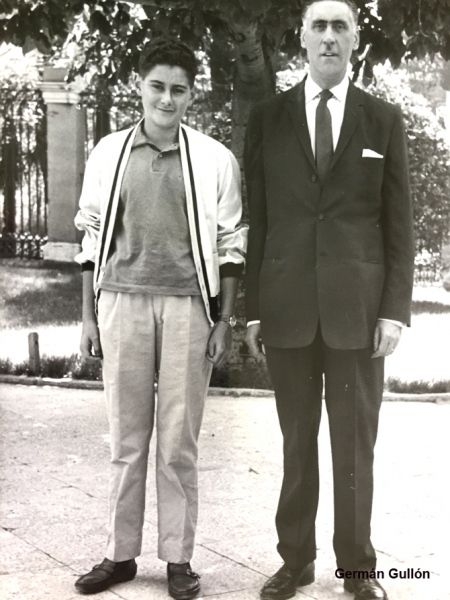 Germán Gullón (hijo) y Ricardo Gullón (padre). (Foto: http://astorgaredaccion.com/ Mercedes Unceta).