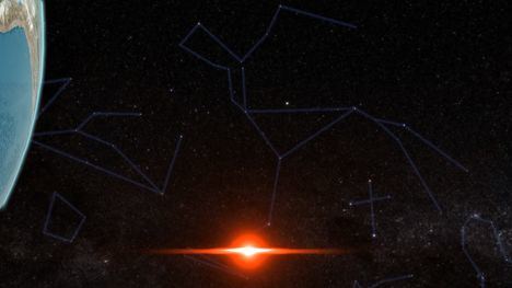 Próxima B, el exoplaneta más cercano a la Tierra (a sólo cuatro años luz de distancia), se encuentra en el cielo austral, justo al sur de Centauro y a la izquierda de la Cruz del Sur. (https://svs.gsfc.nasa.gov/4780/).