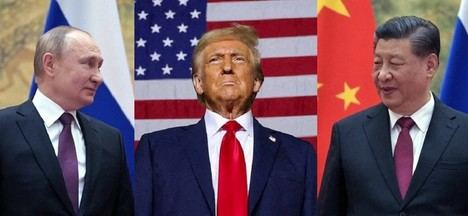 Putin, Trump y Xi Jinping. (Ilustración: https://www.wgi.world/).