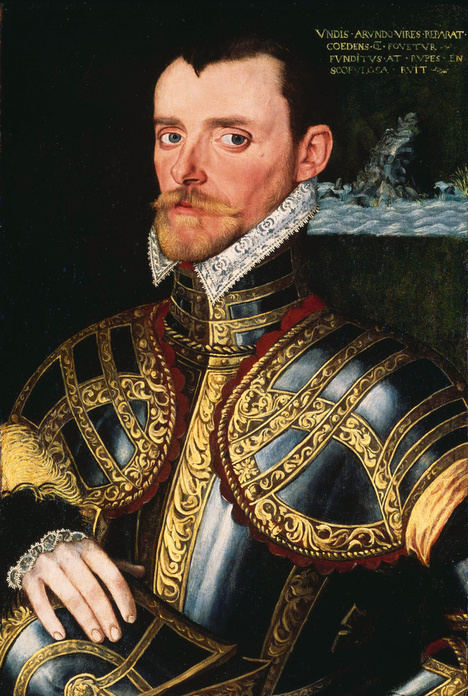 Richard Hawkins, el corsario inglés vencido por el marino español Beltrán de Castro y de la Cueva en 1594.