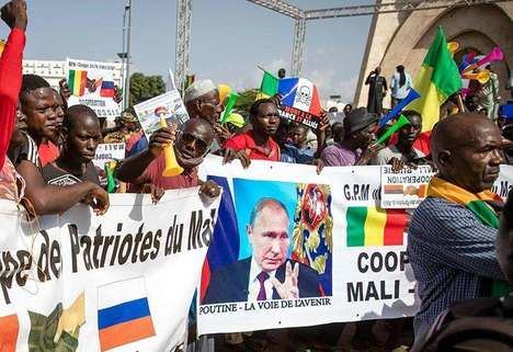 Manifestación en Mali a favor de Rusia. (Foto: https://www.atalayar.com/ Archivo).