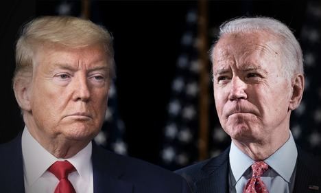 Los candidatos a la Casa Blanca 2020: Trump (republicano) y Biden (demócrata). Foto: https://elceo.com.