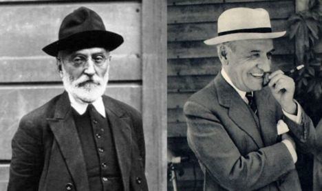 Miguel de Unamuno y José Ortega y Gasset.
