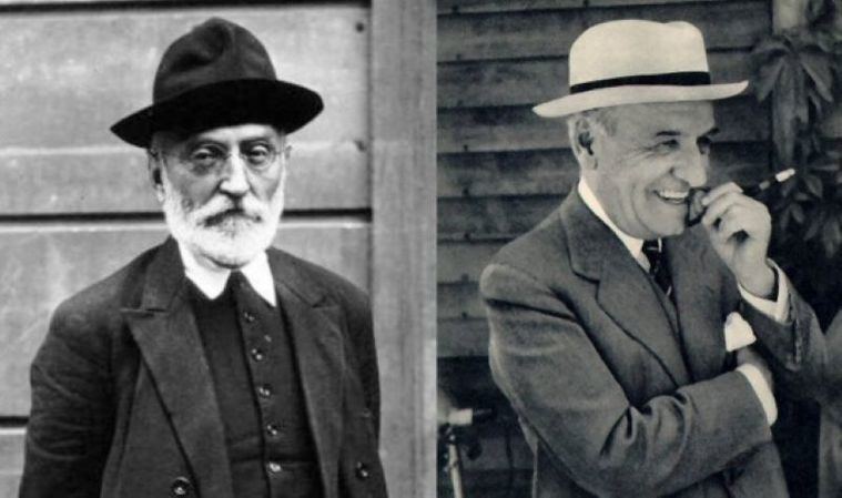 Miguel de Unamuno y José Ortega y Gasset.