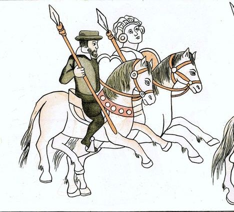 Ilustración de María De Estrada een Wikipedia